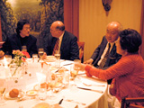 Dr. Kisho Kurokawa at AU banquet and ceremony with Dr. Clive Grafton, Dr. Shinji Fukukawa and Dr. Natsuko Toda